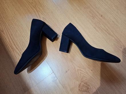 Čierne lodičky (veľkosť 36), h&m,36