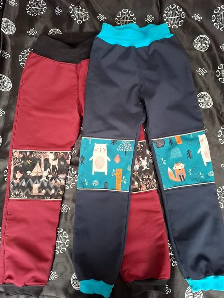 Softshellové nohavice chlapec, 122