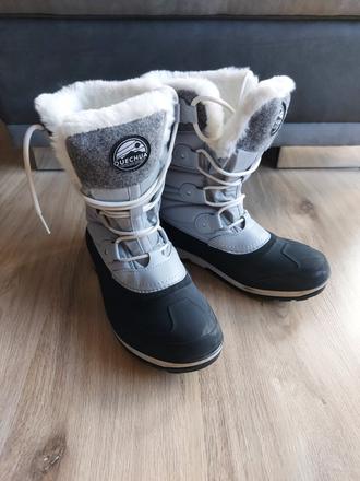 Quechua dámske zimné nepremokavé turistické čižmy, quechua,42