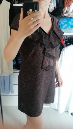 Šaty s volaní kom donna marío conti, s