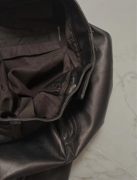 Lindex hnedé kožené nohavice, lindex,xs