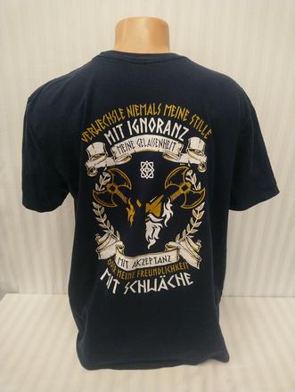 Pánske tmavo modré tričko s motívom, gildan, xl, xl