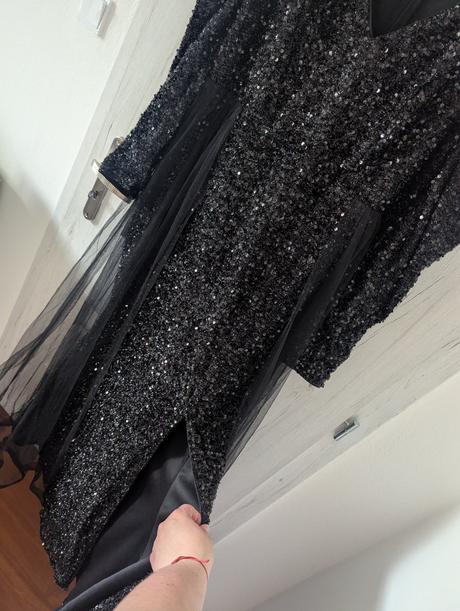 Dlhé elegantné spoločenské šaty 50/52, 50