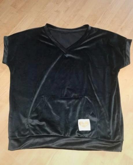 Dámske zamatové tričko, l