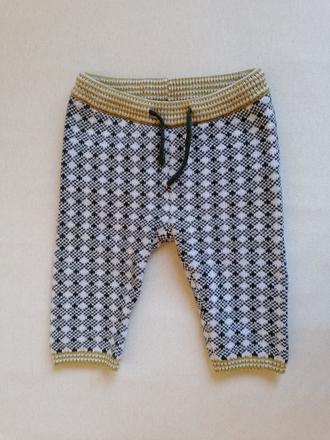 Teplé pletené nohavice orange mayonnaise , veľ. 68, 68