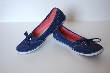 Dámske plátenné baleríny keds teacup, 39