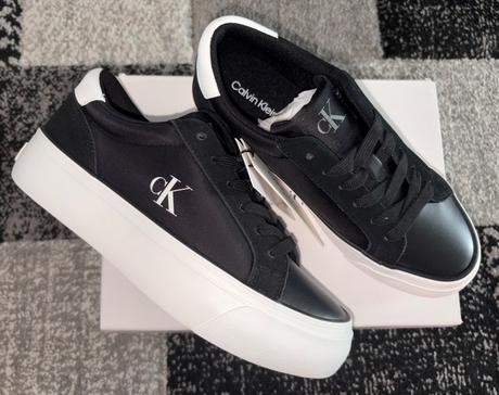 Tenisky calvin klein v.37 čierne s visačkou, 37