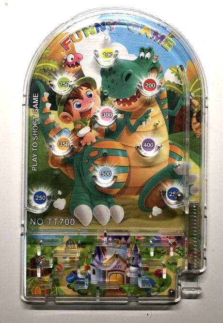 Mini flipper a labyrint, hra s gulockami, 