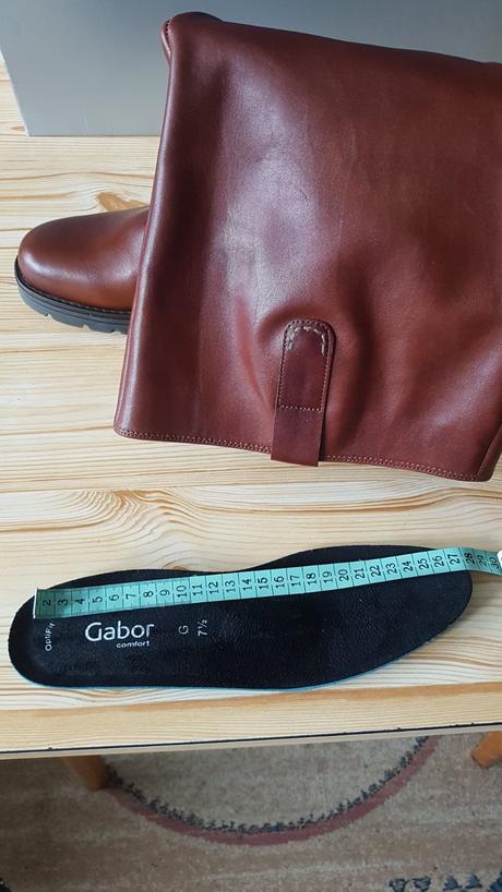 Vysoké dámske  kožene čižmy-gabor., gabor,42
