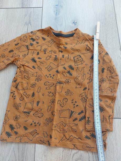 Tričká dlhý rukáv 2ks little kids, pepco,104