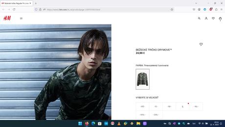 Mikina, športové tričko, bežecké tričko, košeľa hm, h&m,l