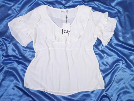 Biela blúzka/top i say, 44