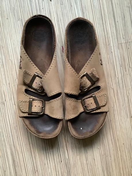 Kožené šlapky scholl, scholl,38