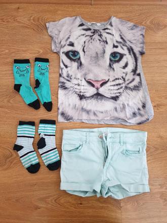 Letný balík - tričko, kraťase, ponožky, 122–134