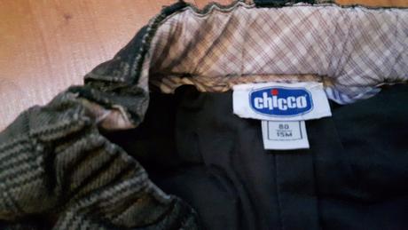 Nohavice pre dzentlmena - chicco -80 (9-12), chicco,80