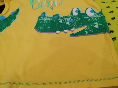 Žlto zelenkave tričká, f&f,98