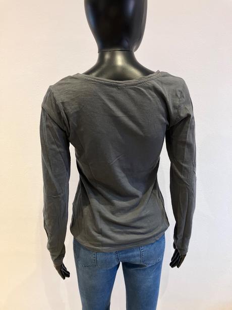 Sivé melírované tričko s nápisom (xs), colours of the world,xs