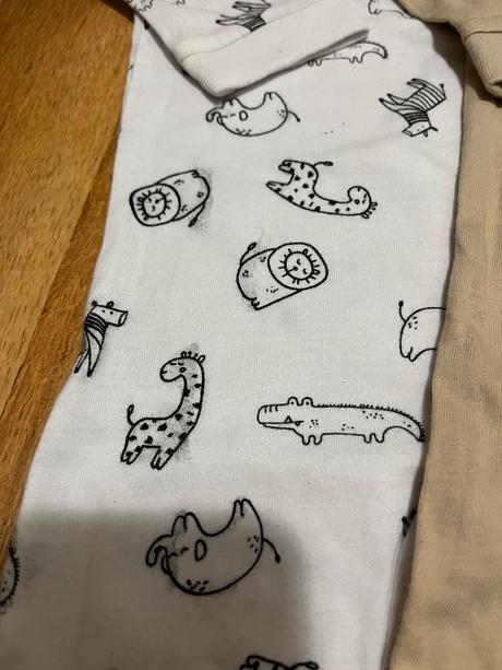 Overaly - pyžamká, fox & bunny,68