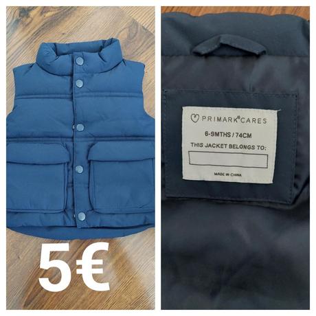 Vesta bez rukávov, primark,74 / 80