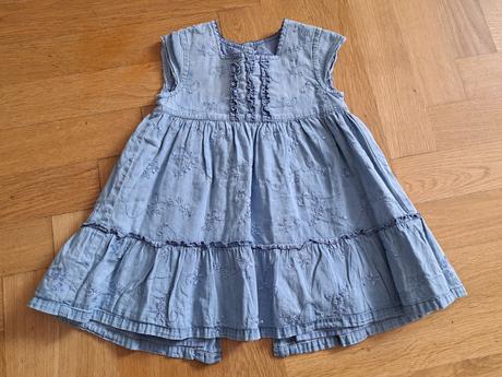 Krásne denimové šaty, george,80