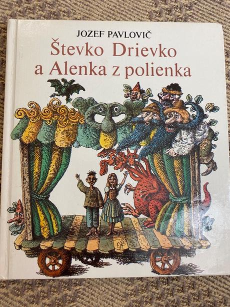 Krásna stará retro kniha  števko drievko a alenka, 