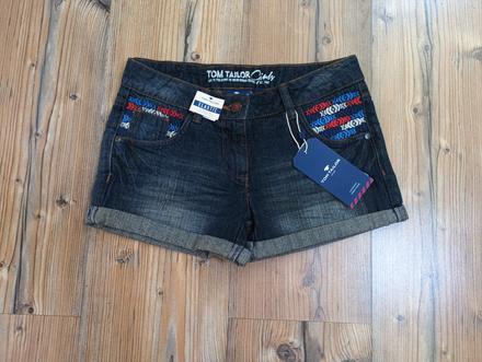Tom tailor riflové šortky v. 146, tom tailor,146