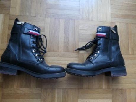 Tommy hilfiger original kozene perfektne clenkove, tommy hilfiger,38