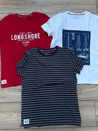 3pack tričká 158/164, next,158