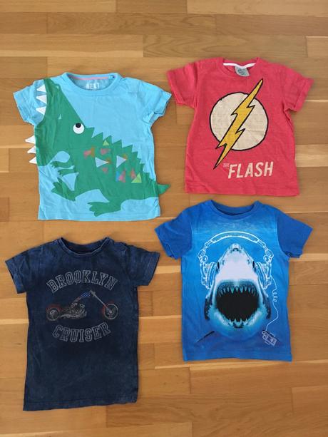 Tricko kratky rukav - zralok, next,98