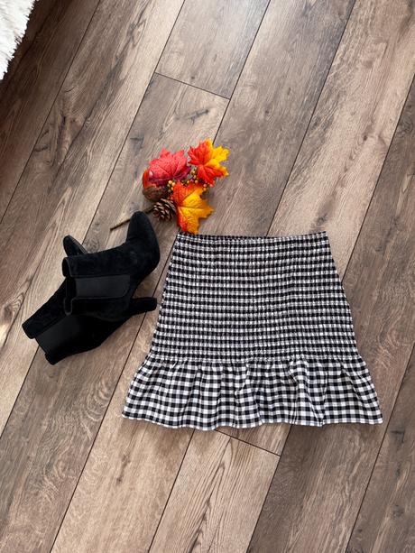 Káro sukňa h&m, h&m,xs