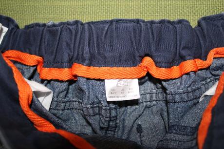 Ľahké riflové šortky, f&f,116