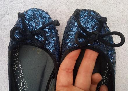 Flitrové balerínky, 38