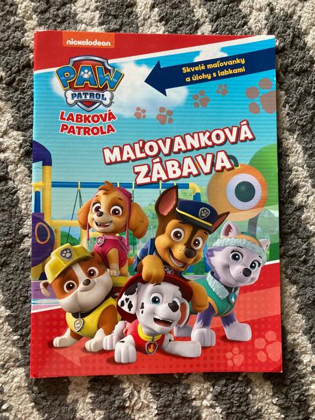 Omaľovánky paw patrol, 