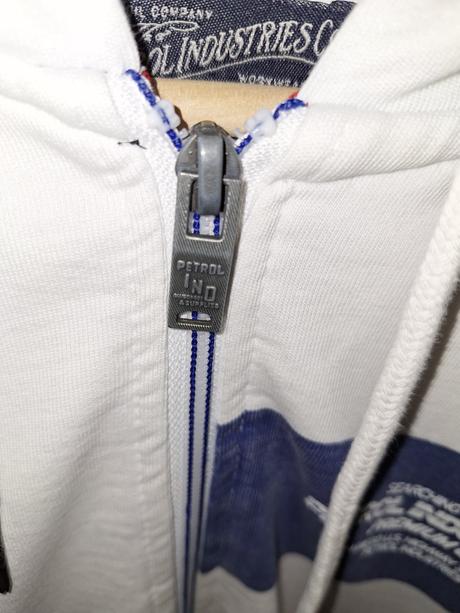 Biela mikina petrol industries s- ko, s