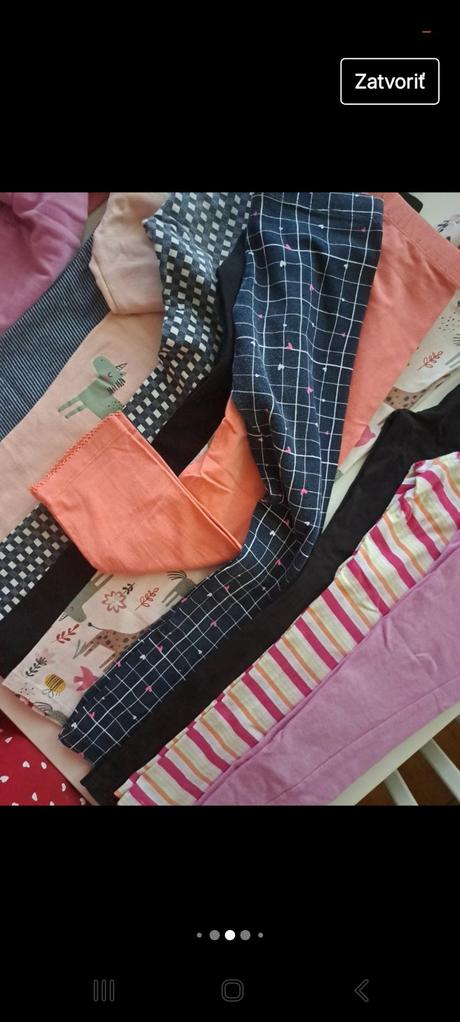 Legíny 17ks 6/7 rokov, h&m,122