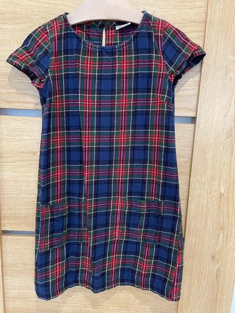 Kockované šaty, next,146