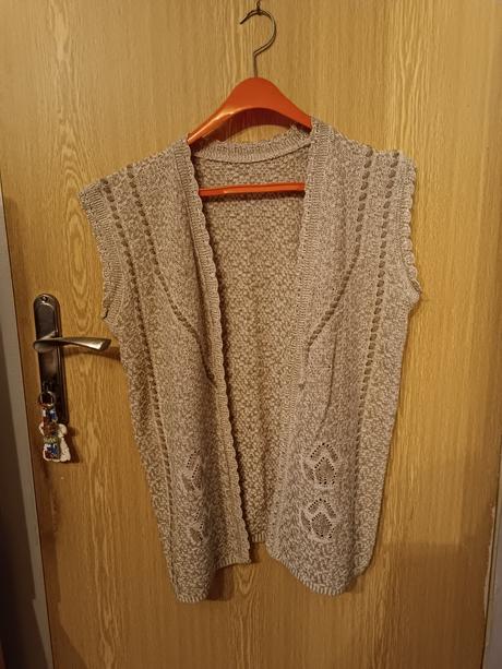 Dámsky svetrík s vestičkou, xl