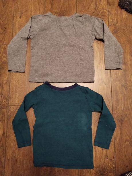Tričko dlhý rukáv 2ks, h&m,104