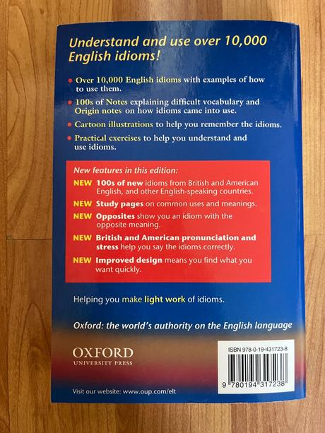 Oxford idioms dictionary for learners of english, 