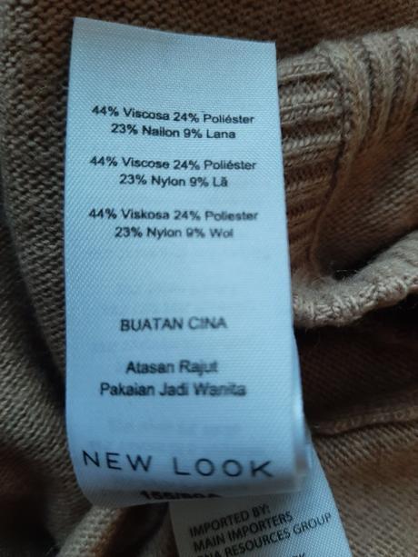 Oversize rolák/vesta, new look,s