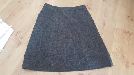 Sivá sukňa, h&m,38