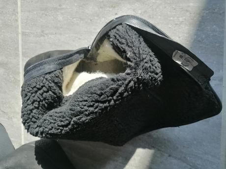 Pohodlné zateplené čižmy v39-40, vd 25,2cm, 39