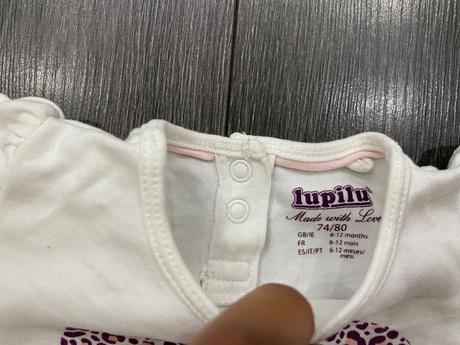 Dievčenské tričko velk.74/80, lupilu,74