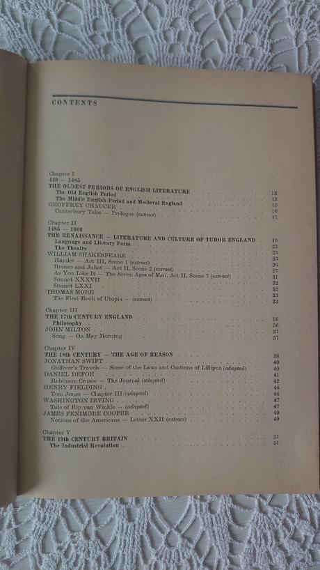 Anglická literárna čítanka, 