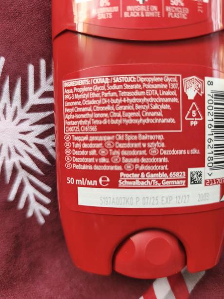 Old spice whitewater tuhy deodorant, 