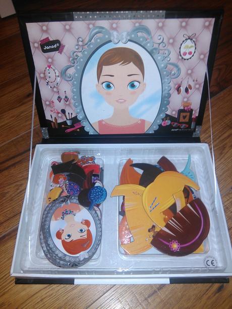 Janod módny salón magnetická hra, 