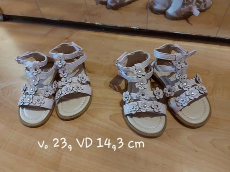Sandálky pre dievčatá 23, sinsay,23