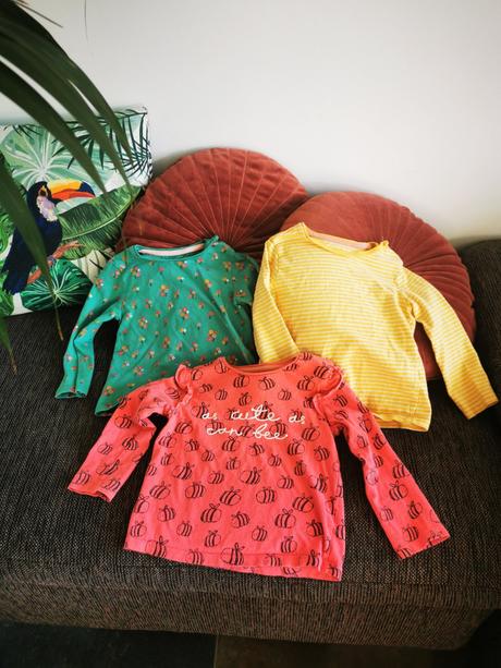 Tričká f&f 3ks veľ. 18-24mes, f&f,92