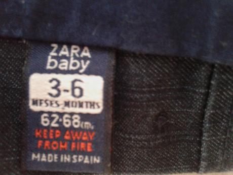 Zara baby riflove saticky 3-6m, zara,68