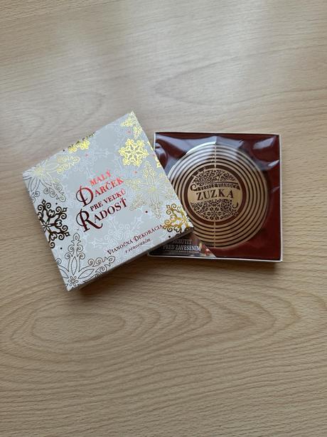 Vianočná dekorácia s menom, 